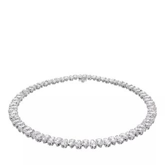 Swarovski Necklaces - Millenia Pear cut Rhodium plated - white - Necklaces for ladies