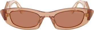 Prada Sunglasses Prb16 S 28 E90 Q Chocolate/Brown Women