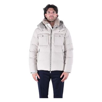 Moorer Bomber Boudin - - Jackets - Uomo - Bianco - 2XL