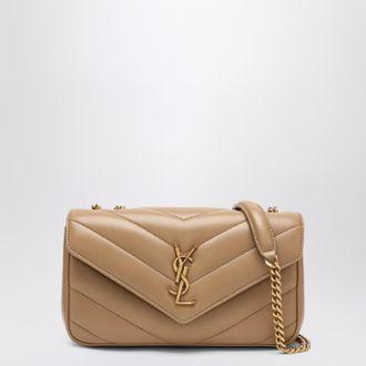 Saint Laurent Small light brown LouLou leather bag
