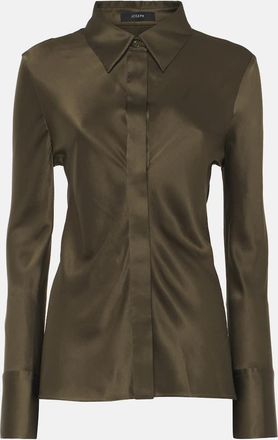Joseph Brunel silk satin blouse
