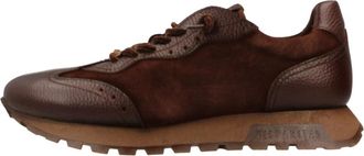 Hispanitas Oregon Sneaker - Dames - Sneakers - Bruin - 38 EU - Leer - Schoenen