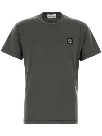 Stone Island Short-Sleeve Patch Logo T-Shirt