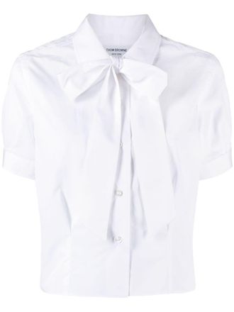 Thom Browne Popeline blouse - Wit