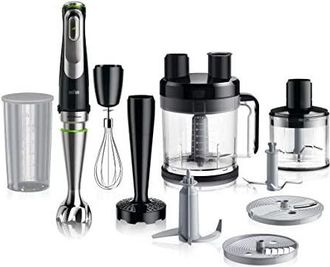 Braun Multiquick 9 Mq 9187xli 0,6 L Batidora De Inmersi&oacute;n 1200 W Negro, Acero Inoxidable