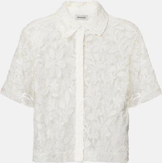 SIMKHAI Cotton lace shirt