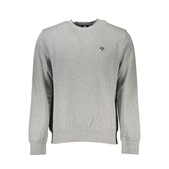 North Sails Gray Cotton Mens Mens Sweatshirt