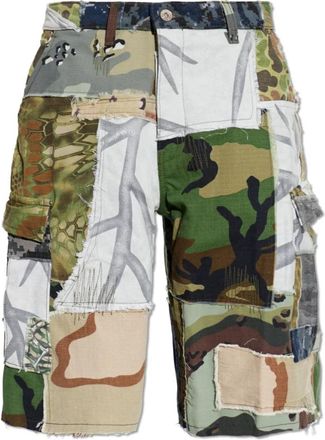 Gallery Dept. Retouche Camo Patchwork Kenzie Shorts - Heren - Korte Broeken - Veelkleurig - W31 - Katoen - Korte Broeken