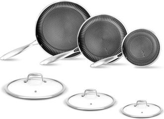 Nutrichef 3Pc Stainless Steel Cookware Set