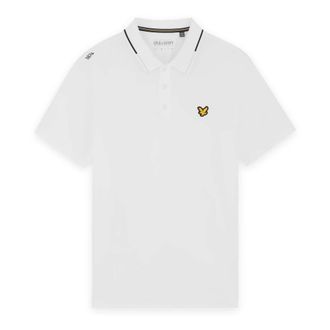 Lyle & Scott Golf 1874 Tipped Tech Polo - Heren - Tops - Wit - Maat: S Taf