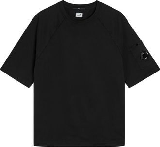 C.P. Company Logo Cotton T-shirt - Black - XL