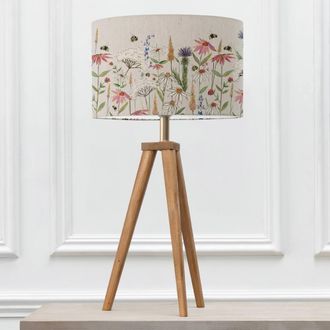 Voyage Maison Aratus Tripod Lamp with Hermione Eva Lampshade in Brown