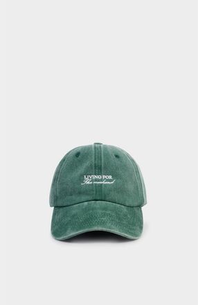 Katie Loxton Embroidered Cap in Green at Nordstrom
