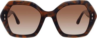 Isabel Marant Brown Shaded Geometric Ladies Sunglasses IM 0107/G/S 0WR9/HA 53