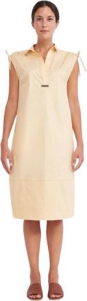 PESERICO Kleedjes - Dames - Casual kleedjes - Beige - M - Kleedjes