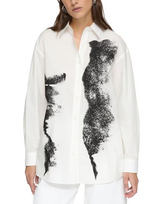 Lafayette 148 New York Boyfriend Oversized Shirt