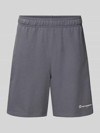 Champion Shorts mit elastischem Bund und Label-Stitching in Anthrazit, Gr&ouml;&szlig;e XXL
