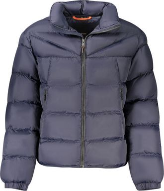 Napapijri Mens Acalmar Puffer Water Resistant - Grey Nylon - Size X-Large