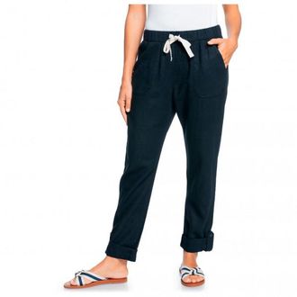 Roxy On The Seashore Linen Cargo Trousers Freizeithose f&uuml;r Damen | blau