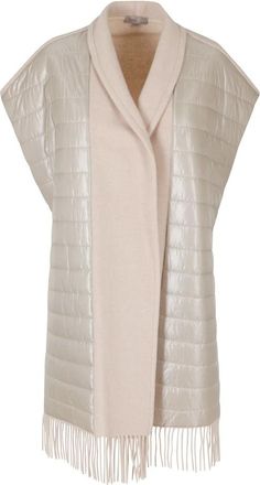 Herno Poncho Gilet - Dames - Bodywarmers - Beige - S - Jassen