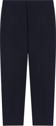 Emporio Armani Travel Essential lichtgewicht wollen broek - Heren - Slim Fit Broeken - Zwart - 3XL - Wol - Broeken