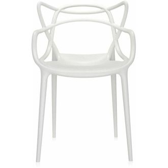 Kartell Sedia Masters bianca, design innovativo e impilabile