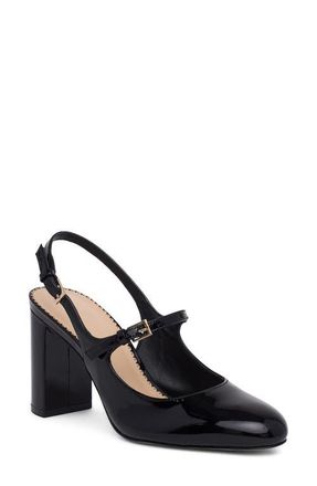 Cinq &agrave; Sept Lola Mary Jane Slingback Sandal in Black at Nordstrom, Size 9.5Us