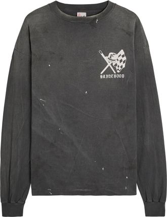 Saint Mxxxxxx Saint Mxxxxxx Speedkills Printed Cotton top - Black - Xxl