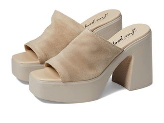 Free People Zoe Platform Womens Shoes Diamond : EU 36.5 (US Womens 6.5) M, Leather