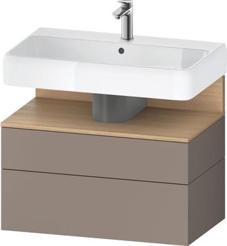 Duravit Qatego Mueble Bajo Lavabo, 1 Extra&iacute;ble Y 1 Caj&oacute;n, - Duravit