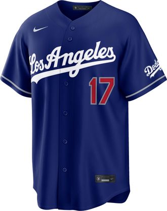 Nike Shohei Ohtani Los Angeles Dodgers Nike Mens MLB Stadium Jersey in Blue | RE260IQALD9-UV4