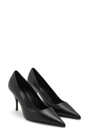 Mango Sota Pointed Toe Pump in Black at Nordstrom Rack, Size 7.5Us / 38Eu