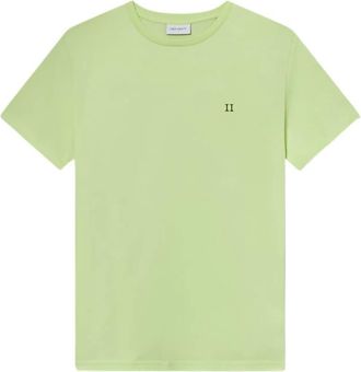 Les Deux Mens Norregaard Contrast Short Sleeve T-Shirt In Butterfly