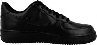 Nike Womens Air Force 1 07 Low-Top Sneakers In Black