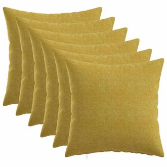 vidaXL Vidaxl Cuscino Con Cuscino Heerlen 6 Pz Verde Chiaro Tessuto