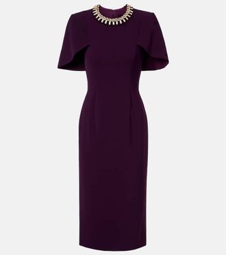 Jenny Packham Thalia crystal-embellished midi dress