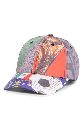 Pleasures World Cup Adjustable Baseball Cap in Multi at Nordstrom