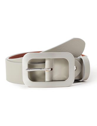 MGM Womens Plain and Beautiful Belt, Grey (Light Grey), 80