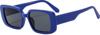 Generic Square Outdoor Mens Sunglasses Commuting Womens Sports Sun Glasses(Blue)