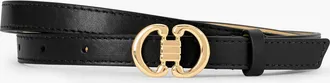Talbots Leather Slim Belt - Black - Medium Talbots