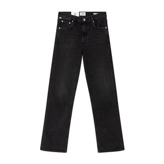 Citizens Of Humanity Rechte jeans - Dames - Jeans - Zwart - Maat: W26 Zijde
