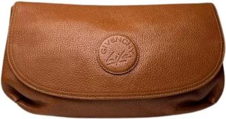 Givenchy Pre-owned Clutch - Dames - Vintage Clutch - Oranje - ONE Size - Leer - Vintage
