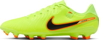 Nike Mens Tiempo Legend 10 Academy Multi-Ground Low-Top Soccer Cleats in Yellow | DV4337-701