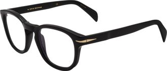 David Beckham Mens 47 mm Black Sunglasses