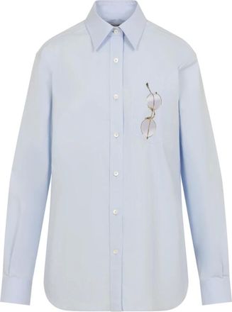 Moschino Donna, Camicette, Blu, XS, new