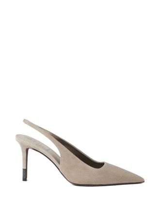 Brunello Cucinelli Brunello Cucinelli Slingback-Pumps aus Wildleder