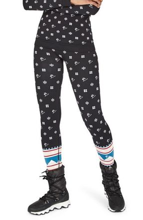 Sweaty Betty Fair Isle Ski Base Layer Leggings in Betty Fairisle Jacquard at Nordstrom, Size Small