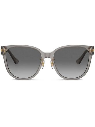 Versace square-frame sunglasses - women - Acetate - 57 - Grey