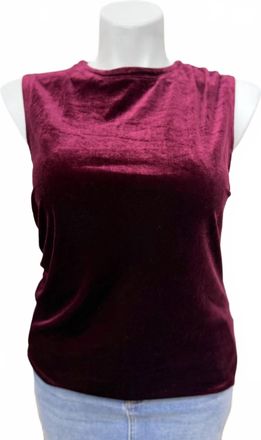 Dear John Denim Womens Shaunee Sleeveless Blouse In Cherry Laquer