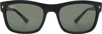 Ray-Ban Green Square Unisex Sunglasses RB4428 601/31 56